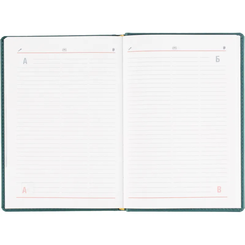 Ежедневник датированный 2026 АТТАСНЕ А5, 180л, 143х210мм, Сиам бирюзовый - фото 16