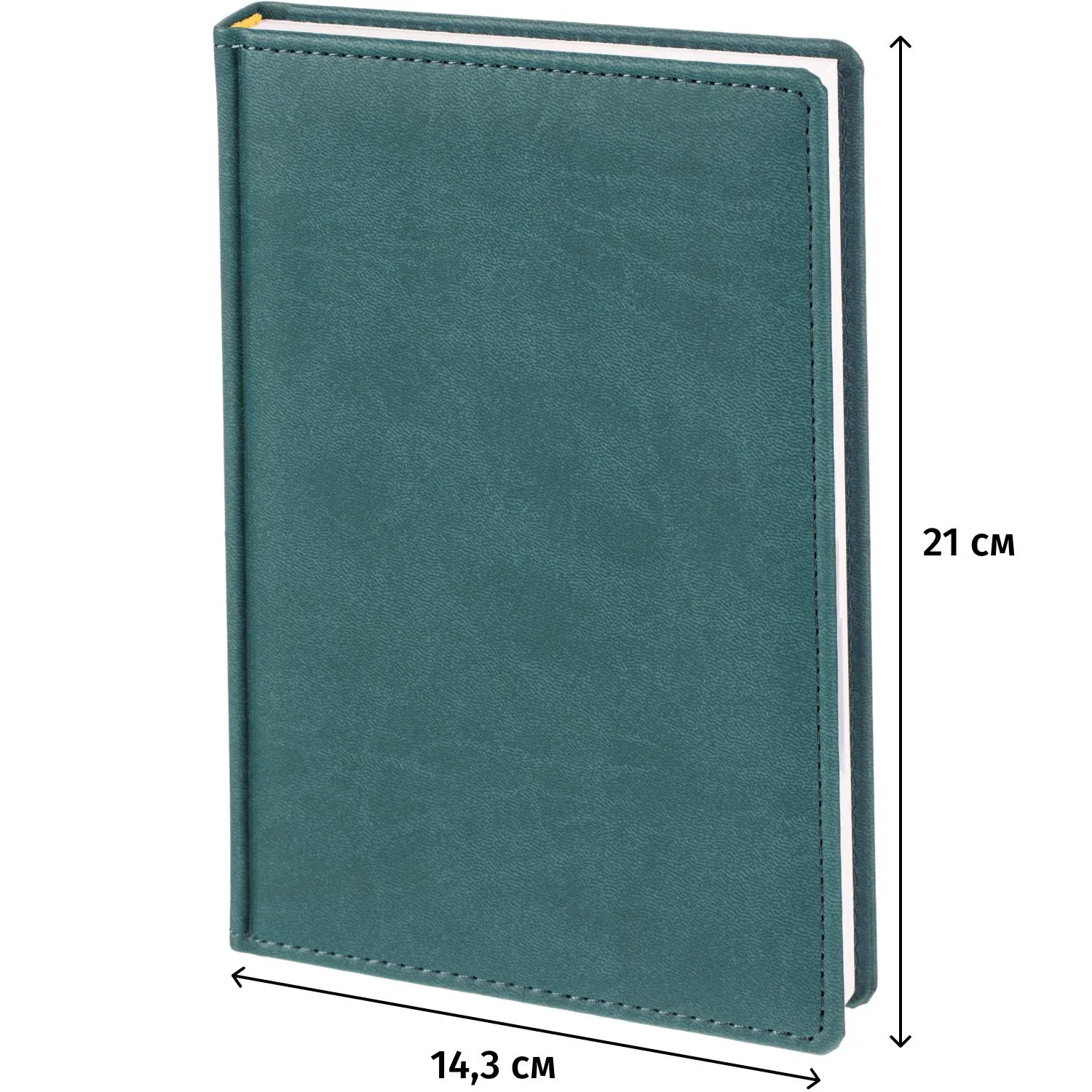 Ежедневник датированный 2026 АТТАСНЕ А5, 180л, 143х210мм, Сиам бирюзовый - фото 20