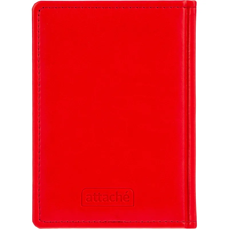 Ежедневник датированный 2026 АТТАСНЕ А6, 176л, 110х155мм Сиам красный - фото 16