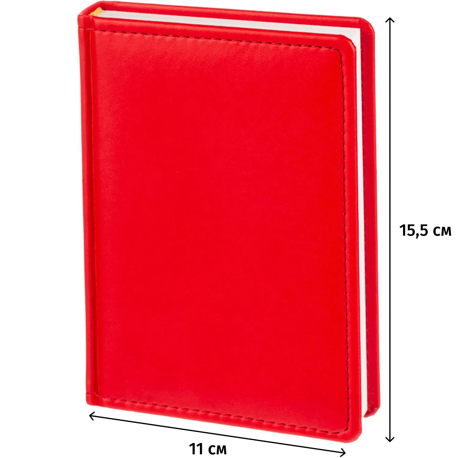 Ежедневник датированный 2026 АТТАСНЕ А6, 176л, 110х155мм Сиам красный - фото 20