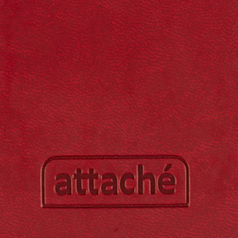 Еженедельник датированный 2026 АТТАСНЕ 64л, 90х160мм, карм.гор., Сиам бордо - фото 3