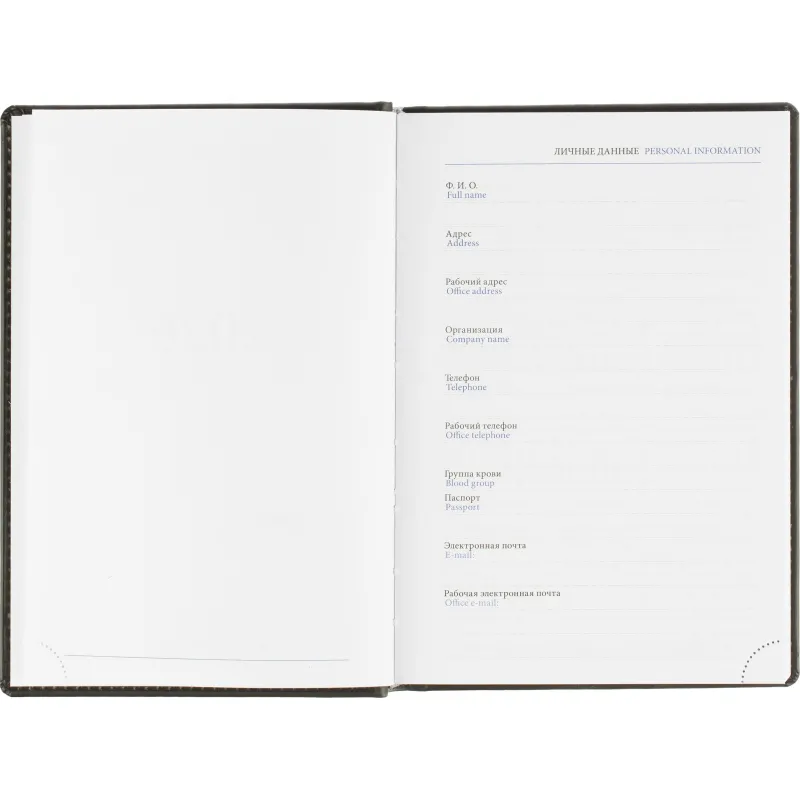 Ежедневник датированный 2026, черный,А5, 148х218 мм,352 стр,АТТАСНЕ Вива - фото 8