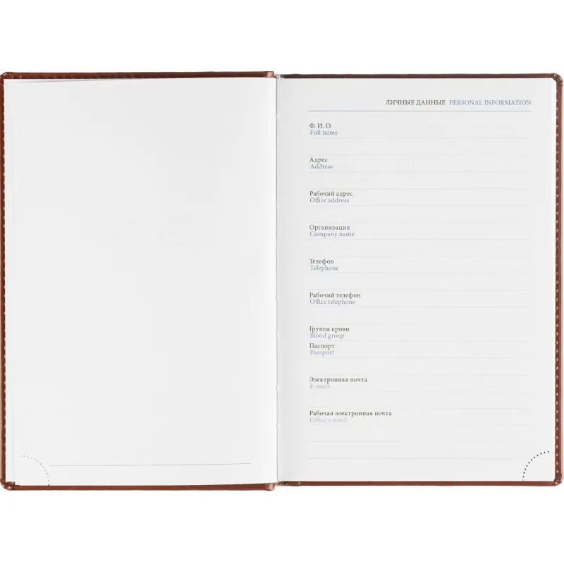 Ежедневник датированный 2026, корич, А5, 148x218 мм,352 стр, АТТАСНЕ Agenda - фото 9