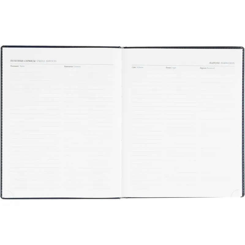 Еженедельник датированный 2026, синий,А4, 213х265 мм,160 стр,АТТАСНЕ Agenda - фото 11