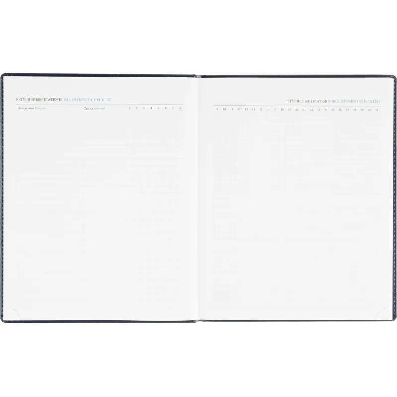 Еженедельник датированный 2026, синий,А4, 213х265 мм,160 стр,АТТАСНЕ Agenda - фото 12