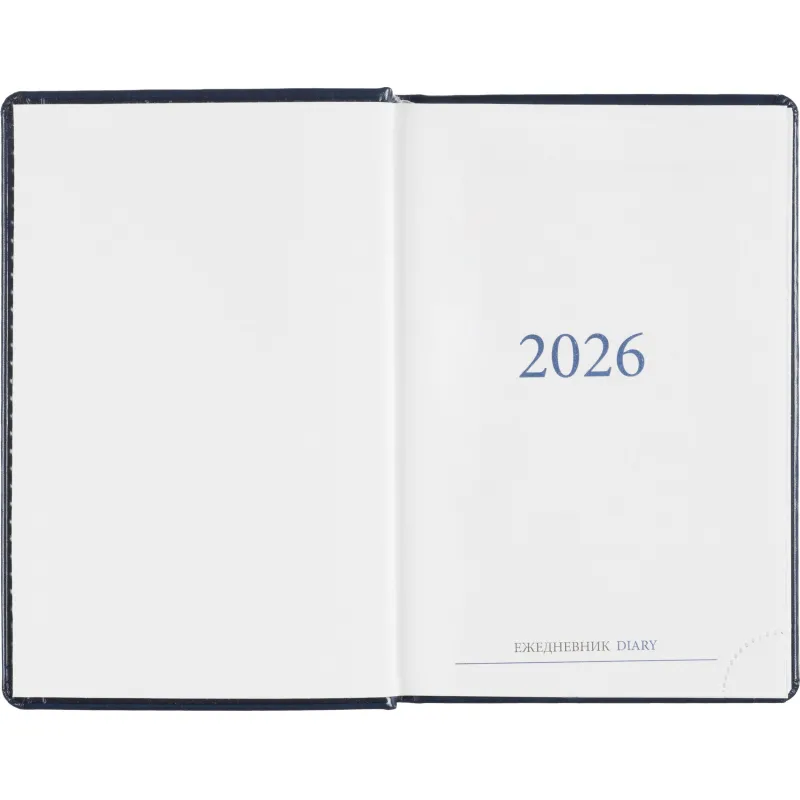 Ежедневник датированный 2026, синий,А6, 100х150 мм,336 стр,Agenda - фото 4