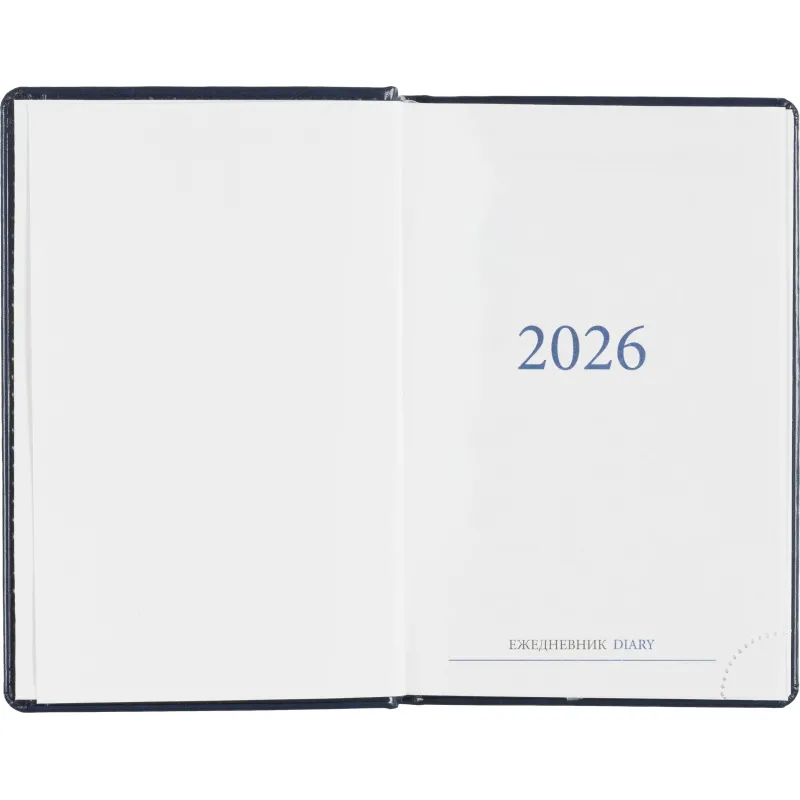 Ежедневник датированный 2026, синий,А6, 100х150 мм,336 стр,Agenda - фото 5