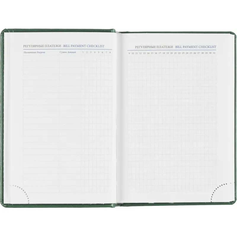 Ежедневник датированный 2026, зеленый,А6, 100х150 мм,336 стр,Agenda - фото 10