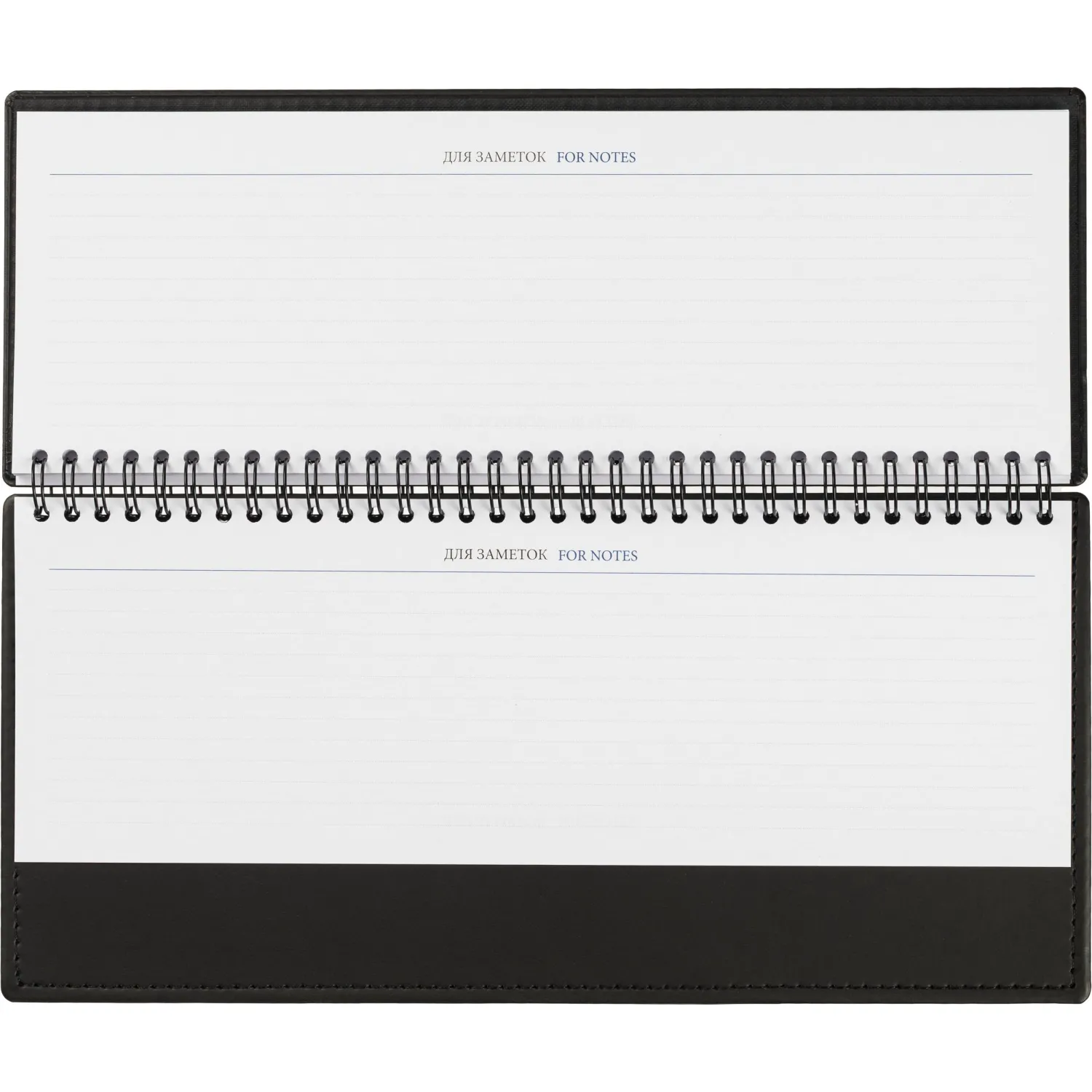 Планинг датированный 2026, черный 303х150 мм, 120 стр,АТТАСНЕ Вива - фото 7