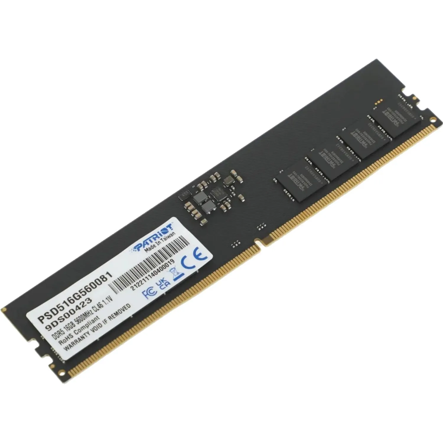 Модуль памяти Patriot DDR5 DIMM 16Gb 5600Мгц(PSD516G560081) - фото 2