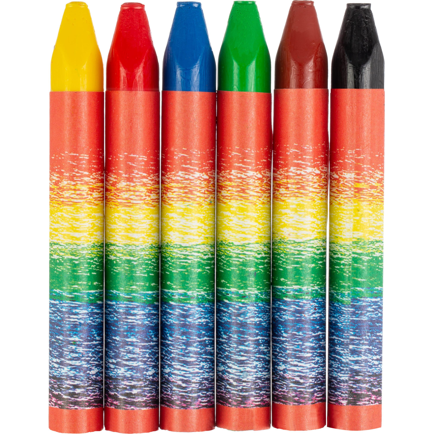 Мелки восковые Луч Кроха 6цв трехгранные 12С 870-08 - фото 2