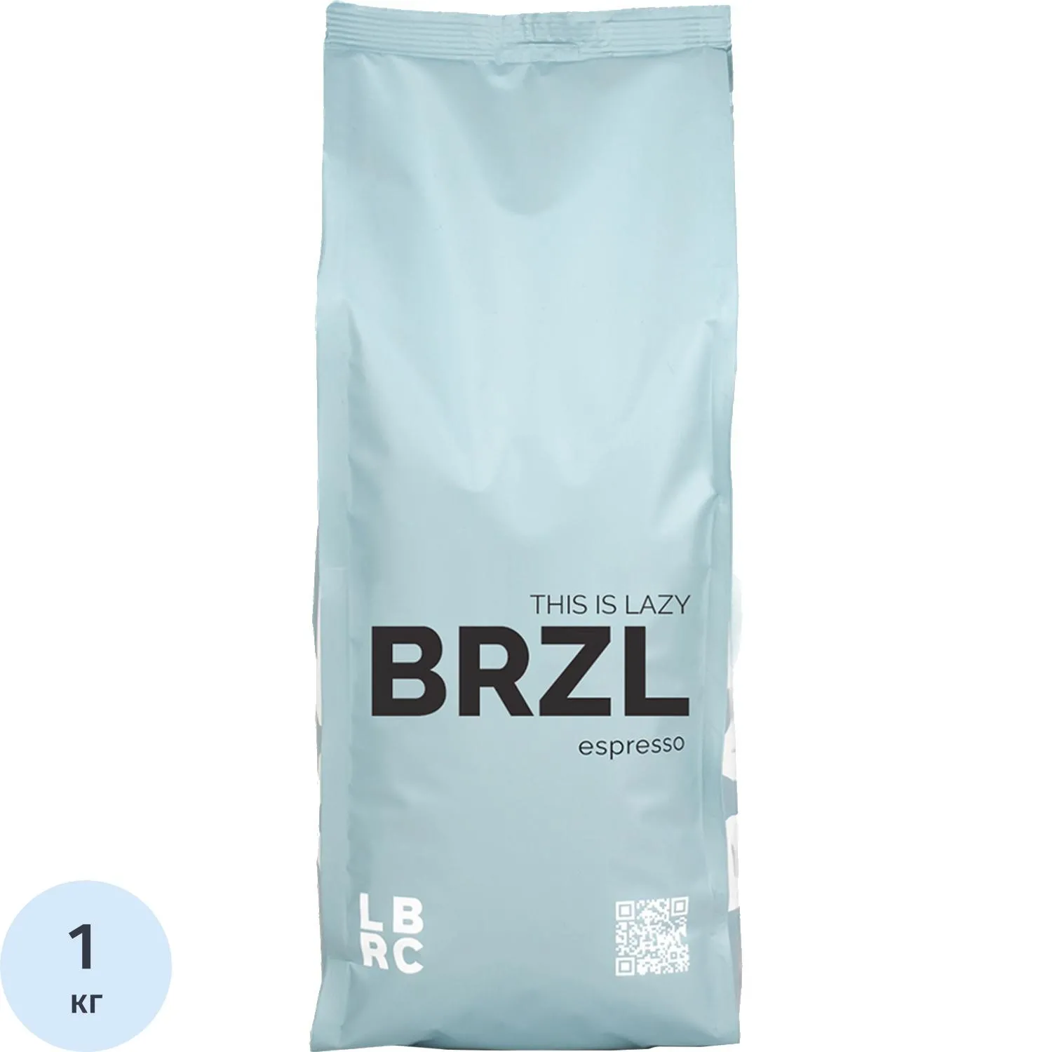 Кофе в зернах Lazy Barista Brzl, жареный, 100% арабика, Бразилия, 1кг - фото 1