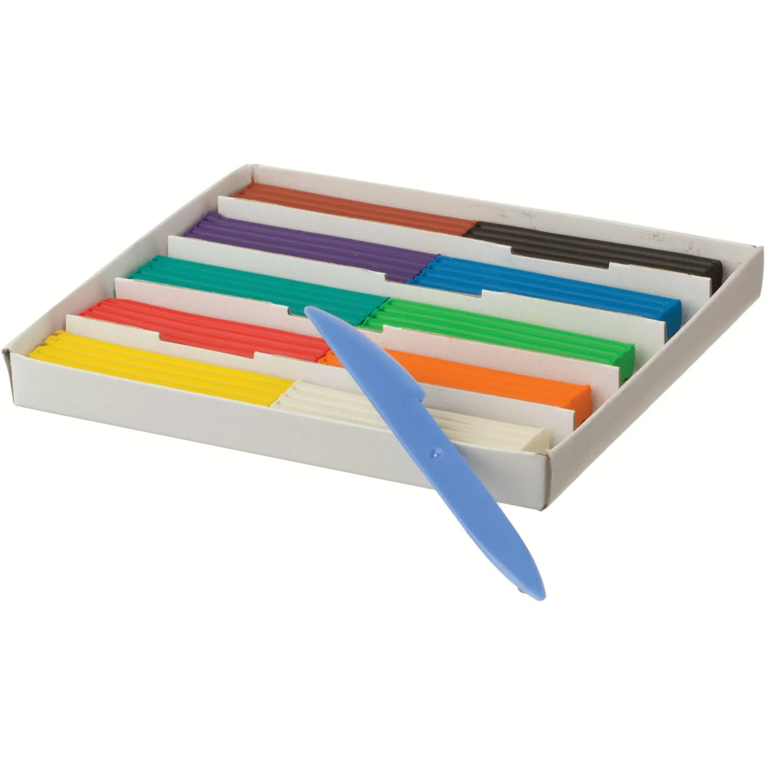 Пластилин классический Луч Классика 10 цв 200 гр со стеком - фото 3