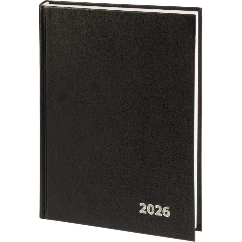 Ежедневник датированный 2026 Выбор есть, А5, 160л, бумвинил, черный - фото 1