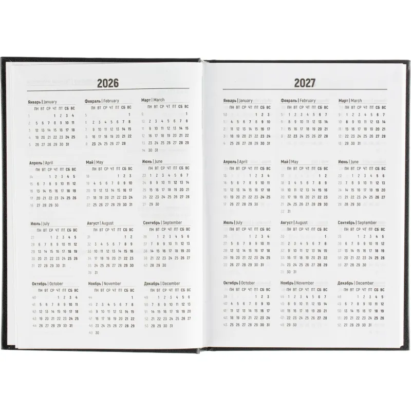Ежедневник датированный 2026 Выбор есть, А5, 160л, бумвинил, черный - фото 6