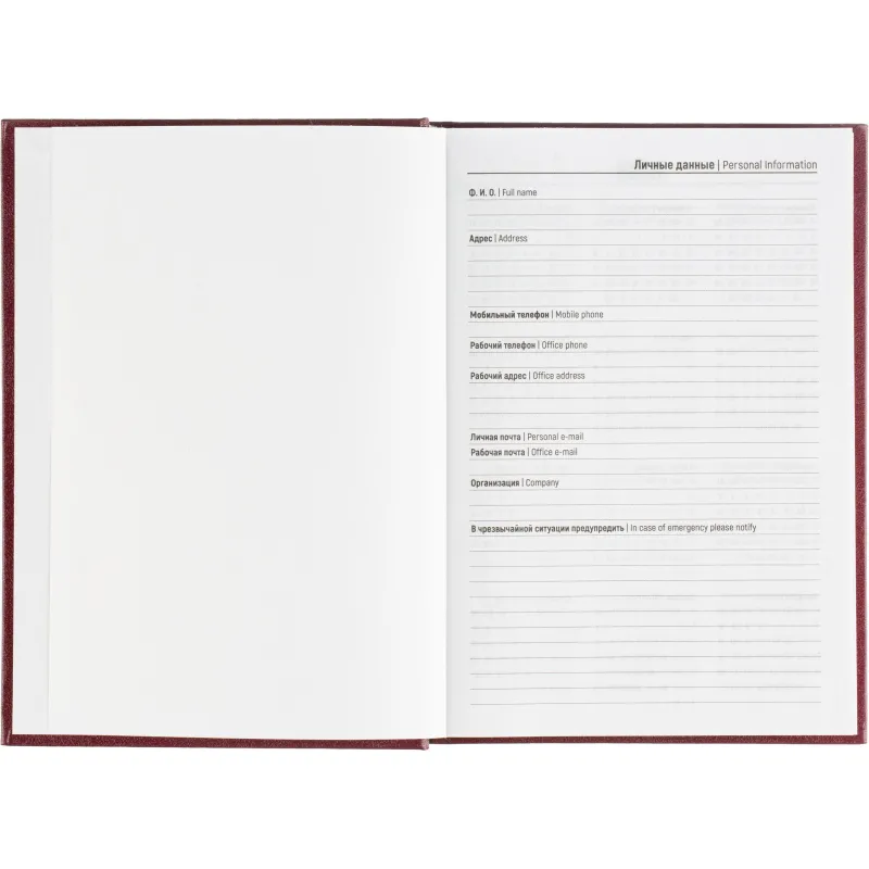 Ежедневник датированный 2026 Выбор есть, А5, 160л, бумвинил бордо - фото 5