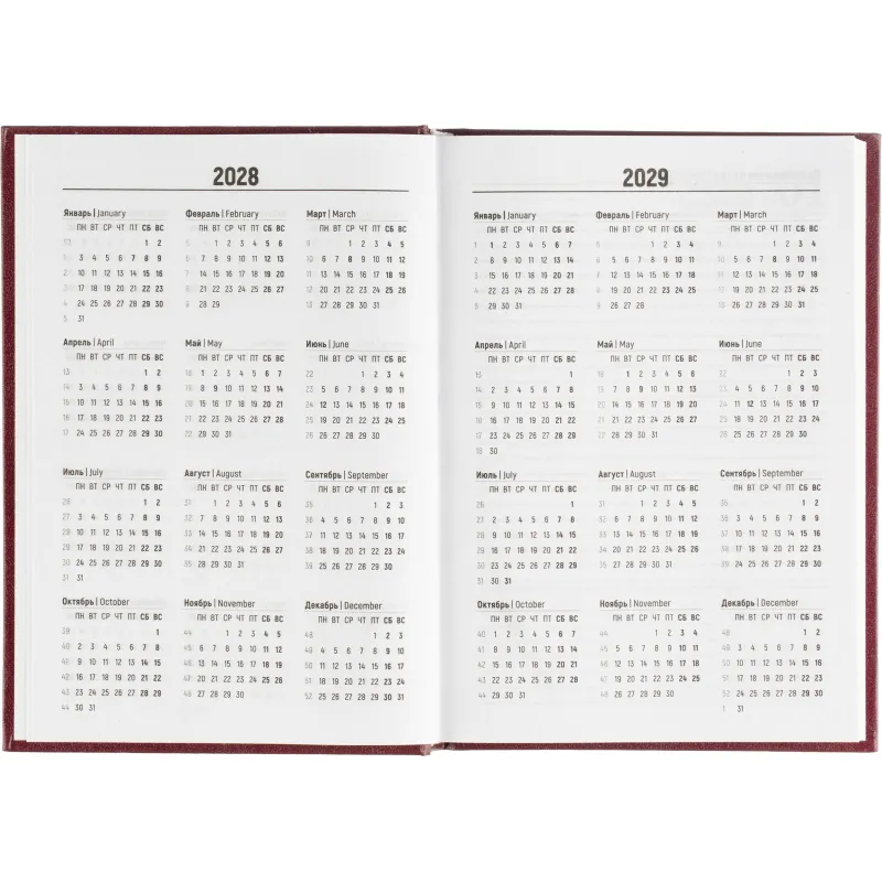 Ежедневник датированный 2026 Выбор есть, А5, 160л, бумвинил бордо - фото 7