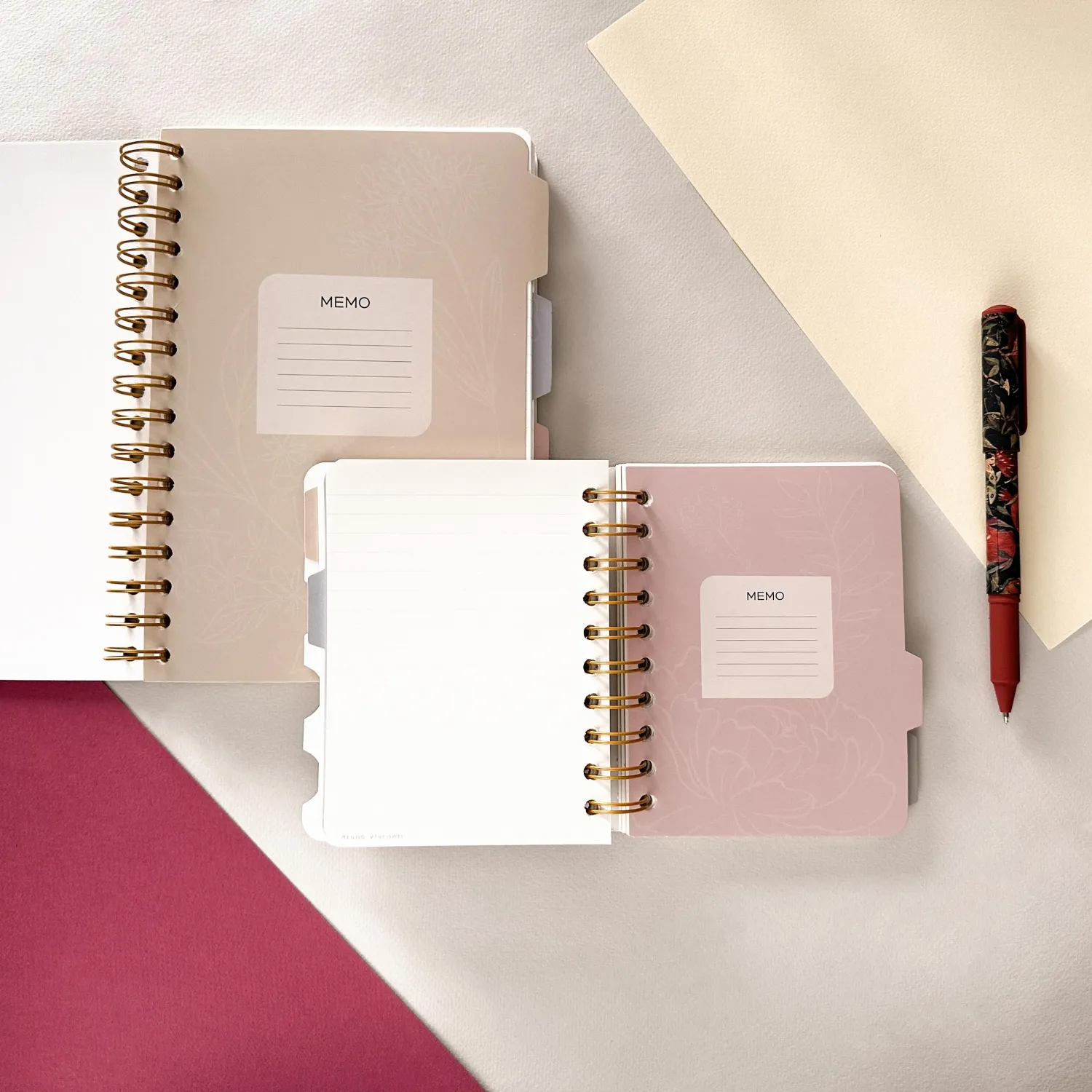 Блокнот А5,120Л, ART JOURNALС РАЗДЕЛИТЕЛЯМИ Гранат,3-567/16 - фото 10