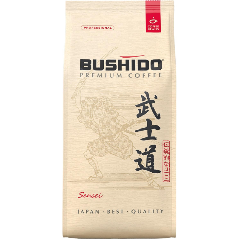 Кофе в зёрнах Bushido Sensei 1кг - фото 1