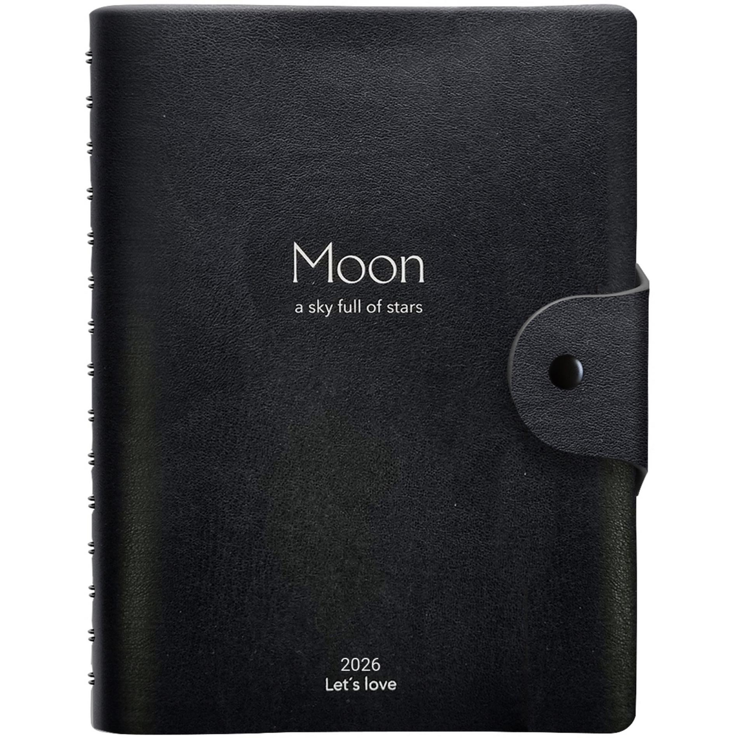 Ежедневник датированный 2026 IF 14х20см 160л, на спир Universe I1753/black - фото 2
