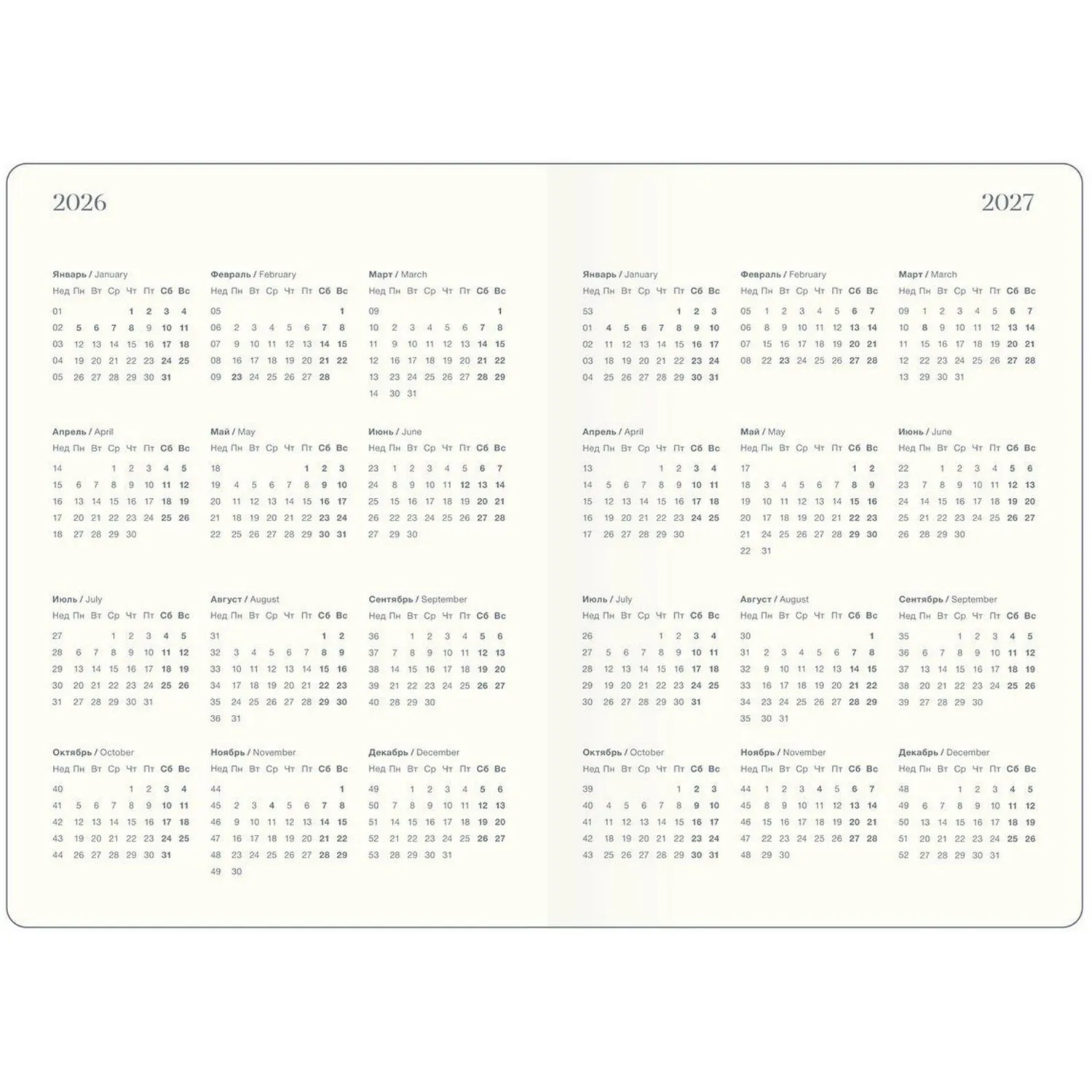 Ежедневник датированный 2026 IF 14х20см 176л, мягк Success I1719/wh-beige - фото 3