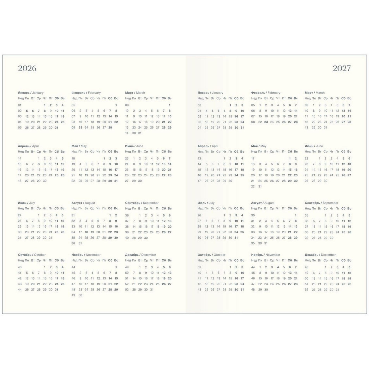 Ежедневник датированный 2026 IF 14х20см 176л, мягкий, Nightfall I1736/train - фото 2