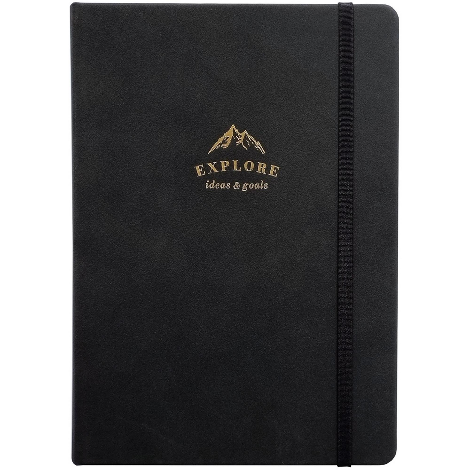 Ежедневник датированный 2026 IF 14х20см 176л, тв с рез, Explore I1715/black - фото 1