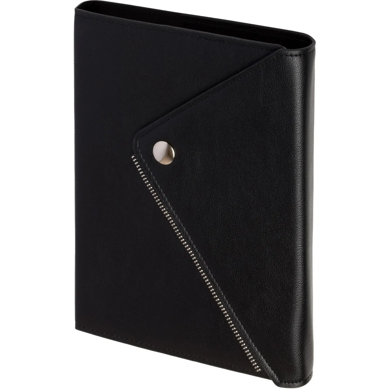 Ежедневник недатированный IF 14х20см 160л, съемн,обл, Grunge I1188/black - фото 1