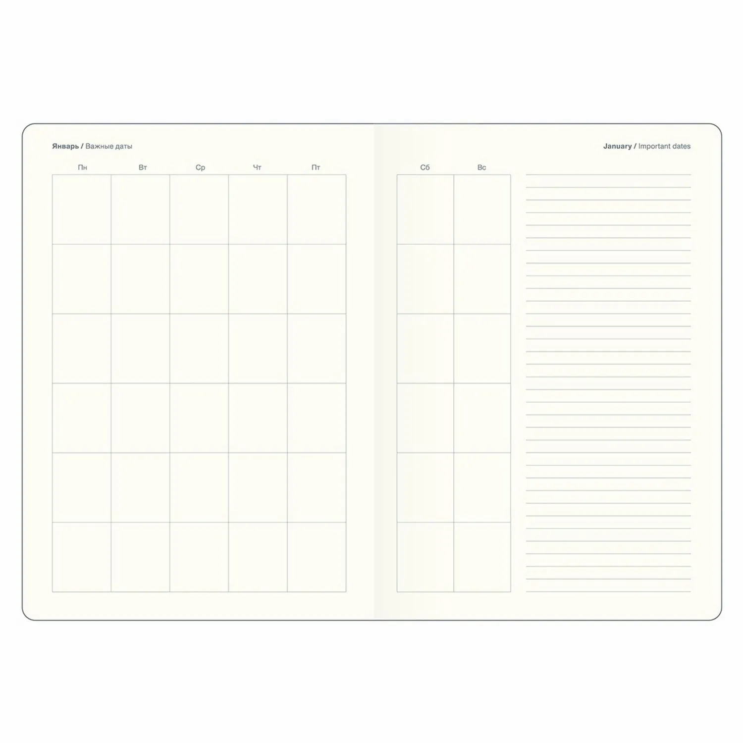 Ежедневник недатированный IF 14х20см 160л, съемн,обл, Grunge I1188/black - фото 6