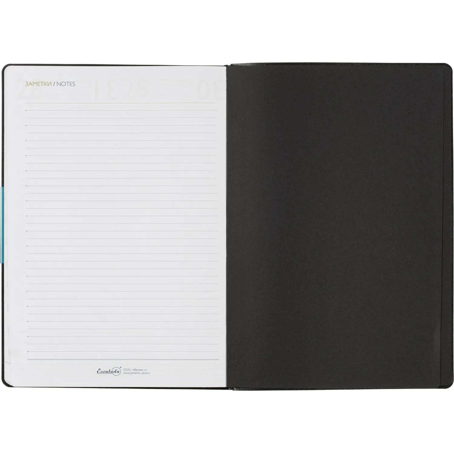 Ежедневник датированный 2026 ESCALADA А4 (210х297мм), 120л, черный 70205 - фото 11