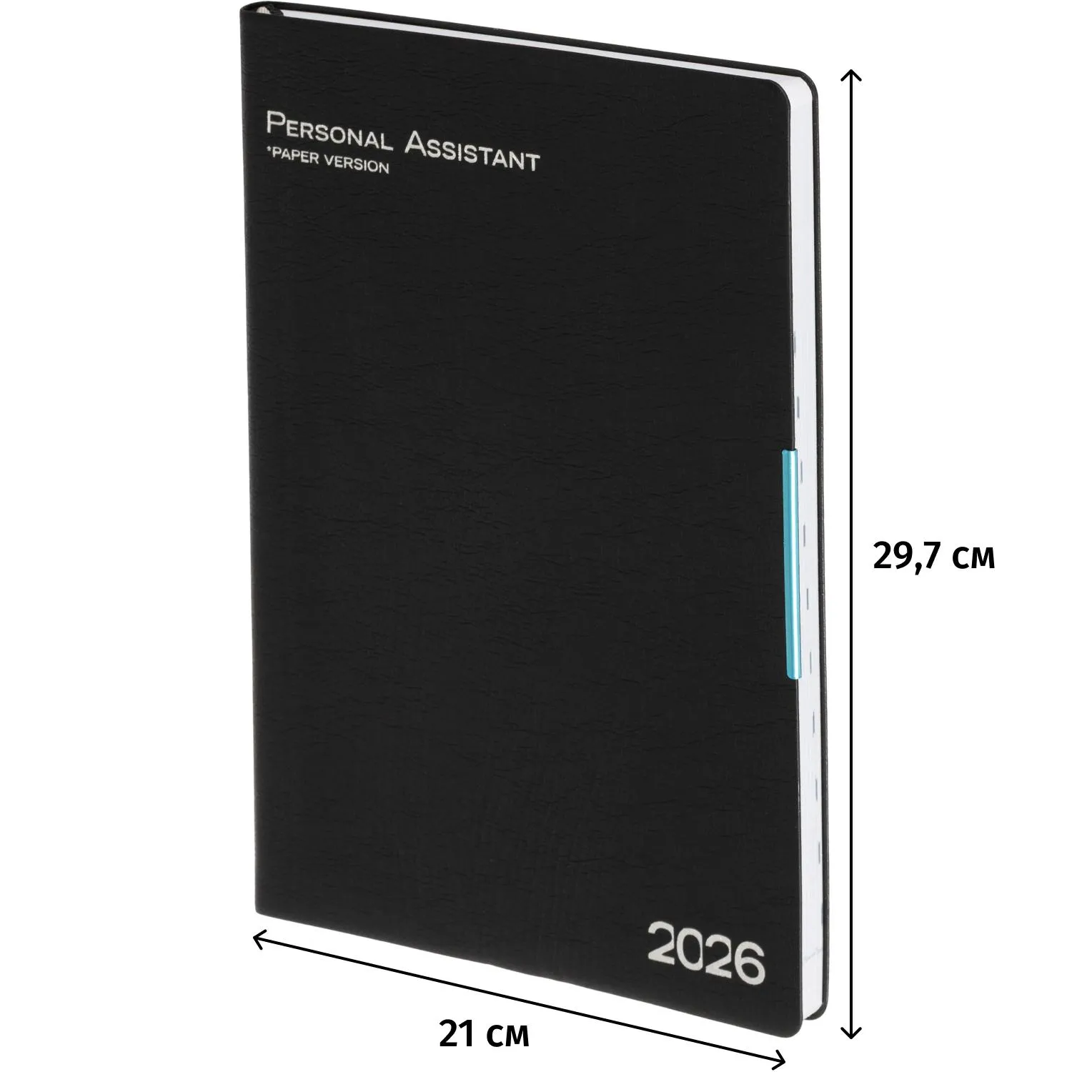 Ежедневник датированный 2026 ESCALADA А4 (210х297мм), 120л, черный 70205 - фото 14