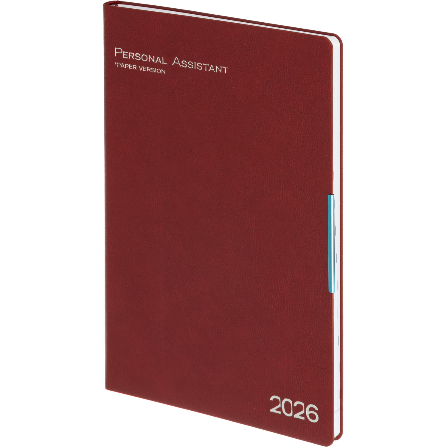 Ежедневник датированный 2026 ESCALADA А4 (210х297мм), 120л, бордовый 70207 - фото 1