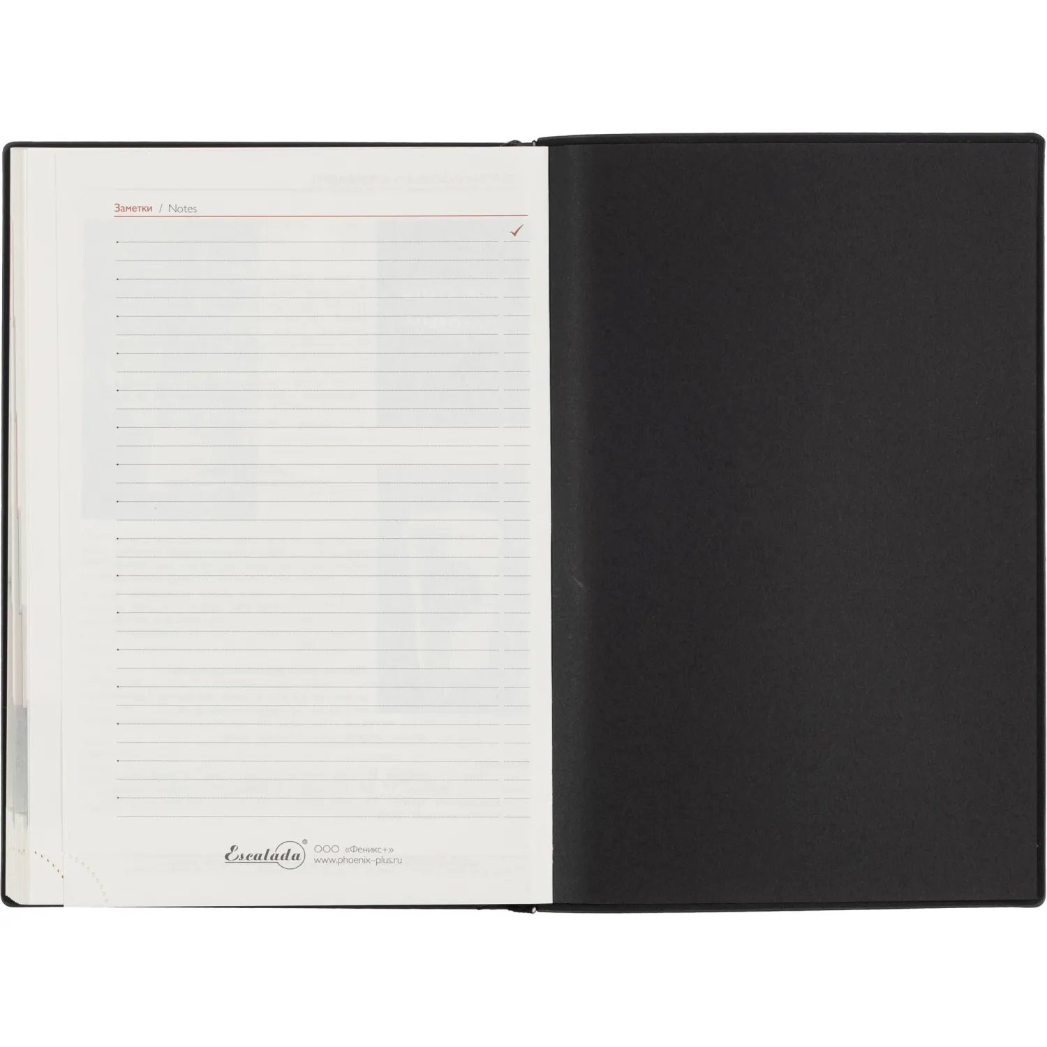 Ежедневник датированный 2026 ESCALADA А5 (146x211мм), 176л, черный 70269 - фото 15