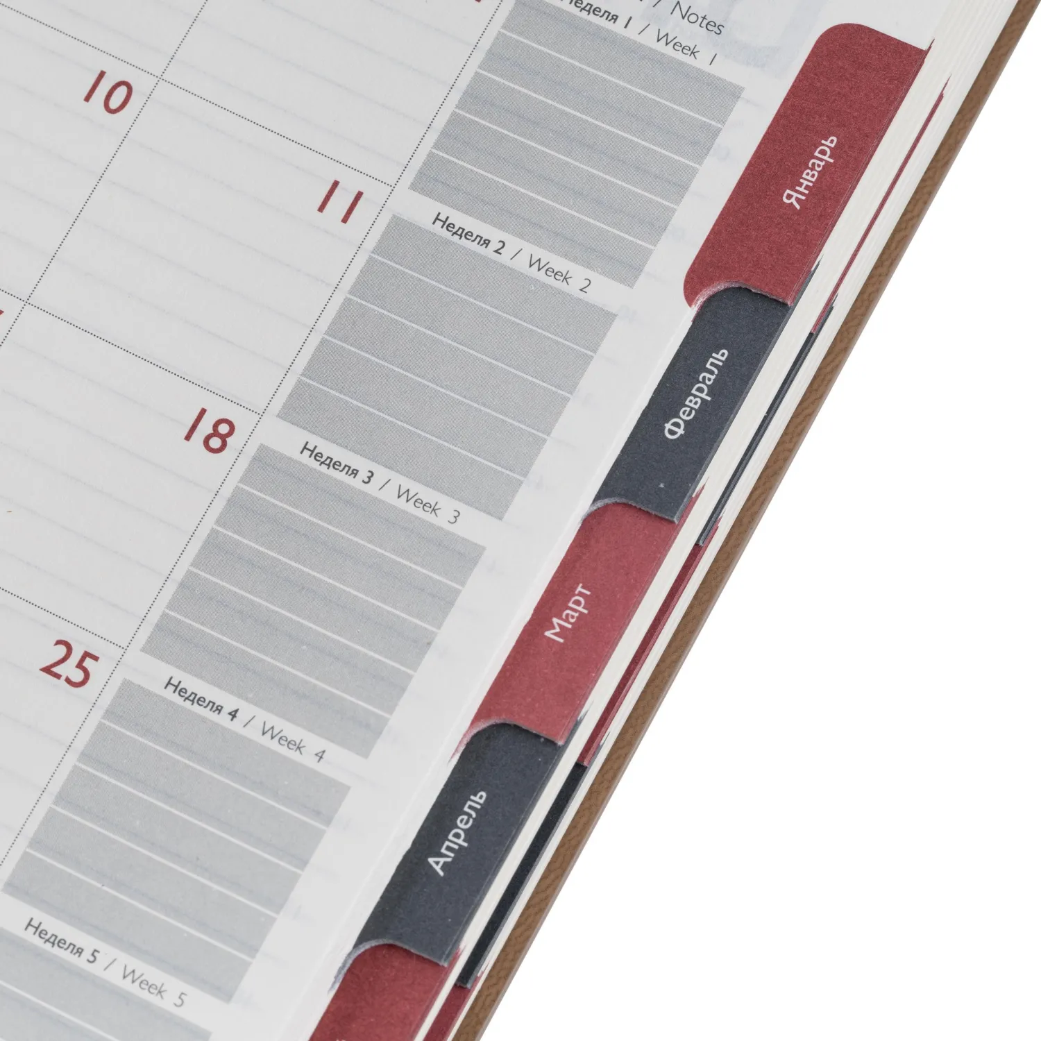 Ежедневник датированный 2026 ESCALADA А5 (146x211мм), 176л, бежевый 70270 - фото 16