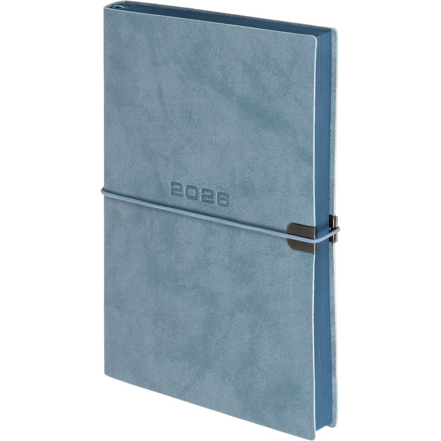 Ежедневник датированный 2026 ESCALADA А5 (146x211мм), 176л, голубой 70277 - фото 1