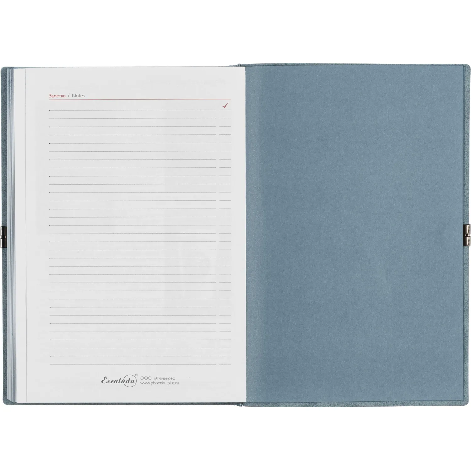 Ежедневник датированный 2026 ESCALADA А5 (146x211мм), 176л, голубой 70277 - фото 15