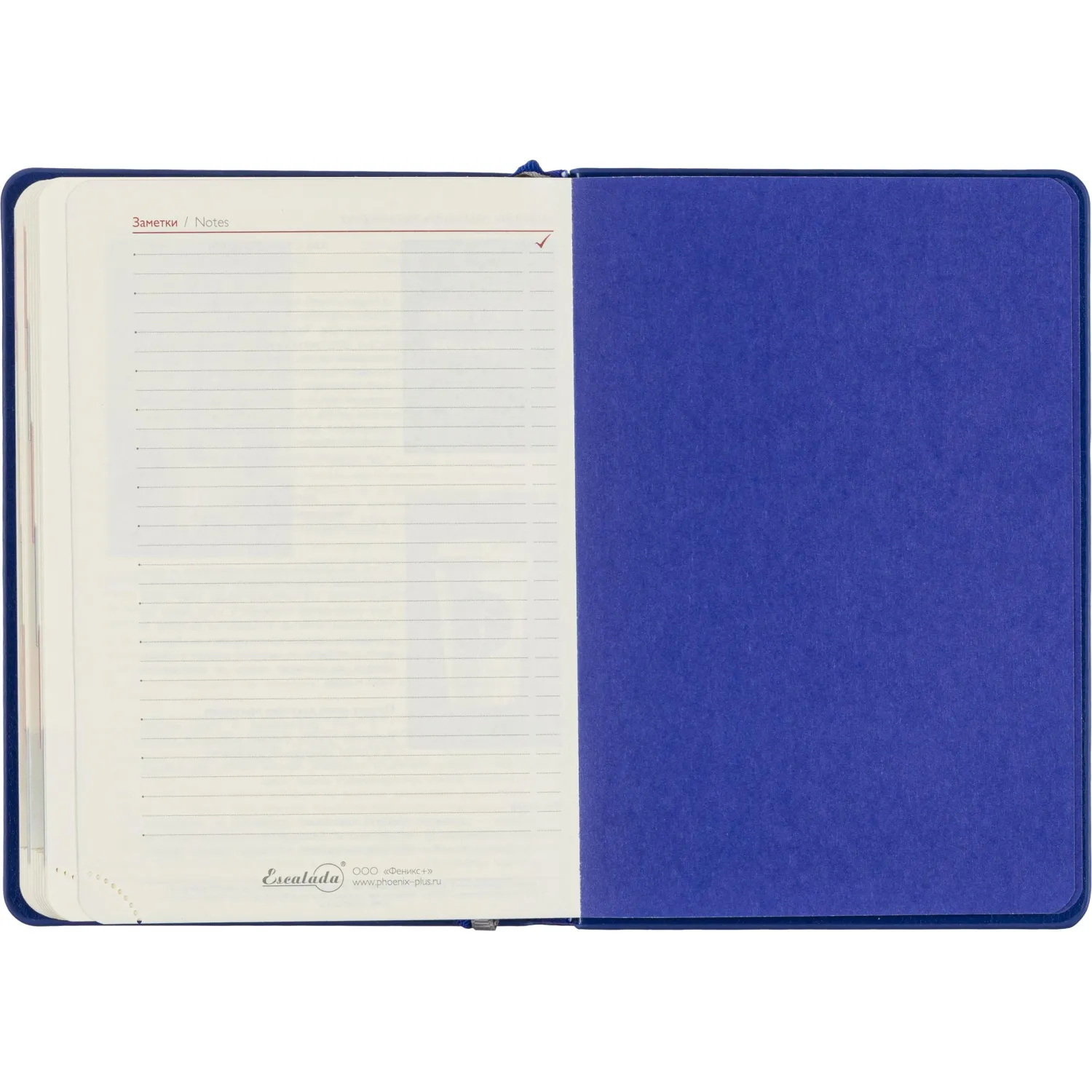 Ежедневник датированный 2026 ESCALADA А6+ (126x174мм), 176л, синий 70292 - фото 15