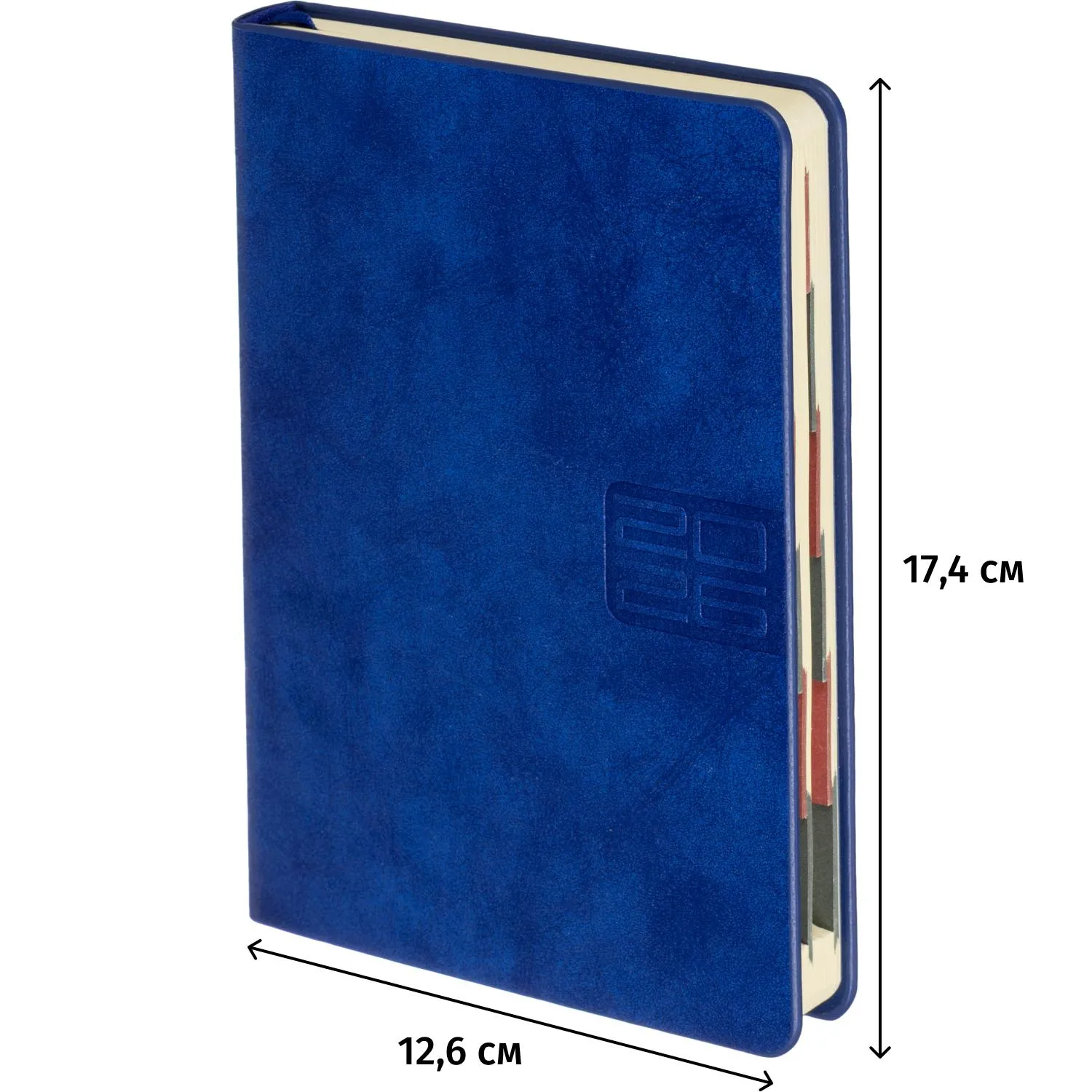 Ежедневник датированный 2026 ESCALADA А6+ (126x174мм), 176л, синий 70292 - фото 18