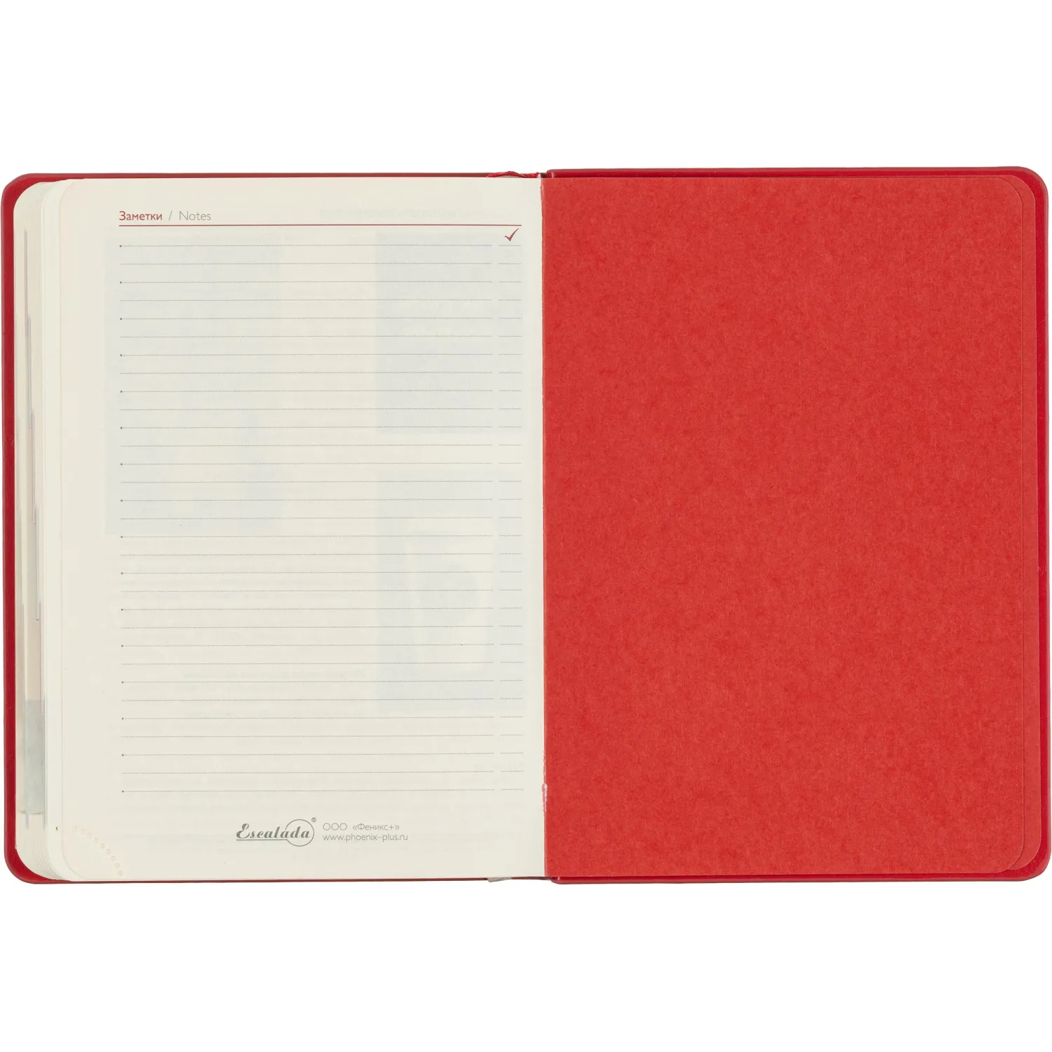 Ежедневник датированный 2026 ESCALADA А6+ (126x174мм), 176л, красный 70293 - фото 15