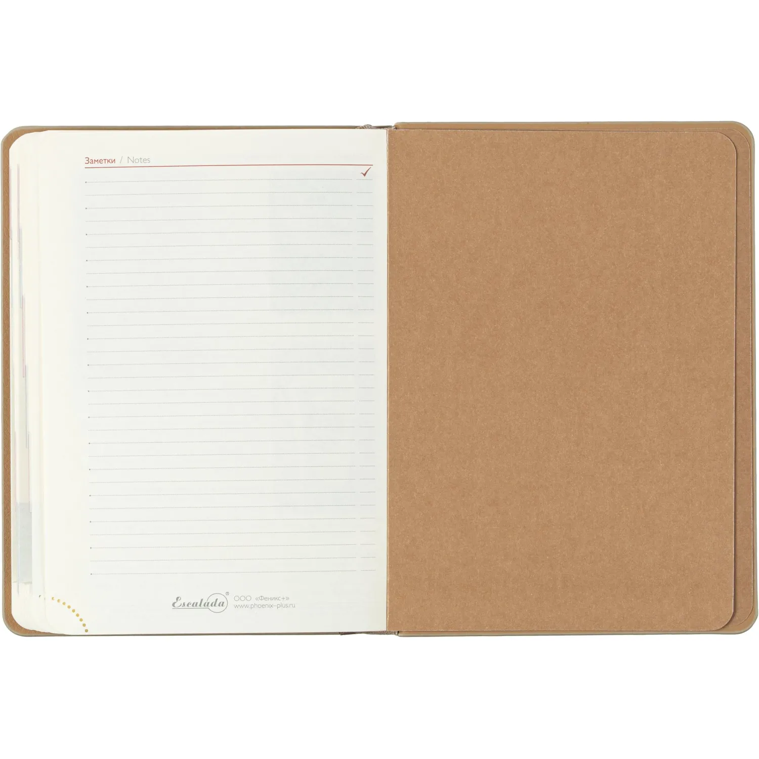 Ежедневник датированный 2026 ESCALADA А6+ (126x174мм), 176л, бежевый 70294 - фото 17