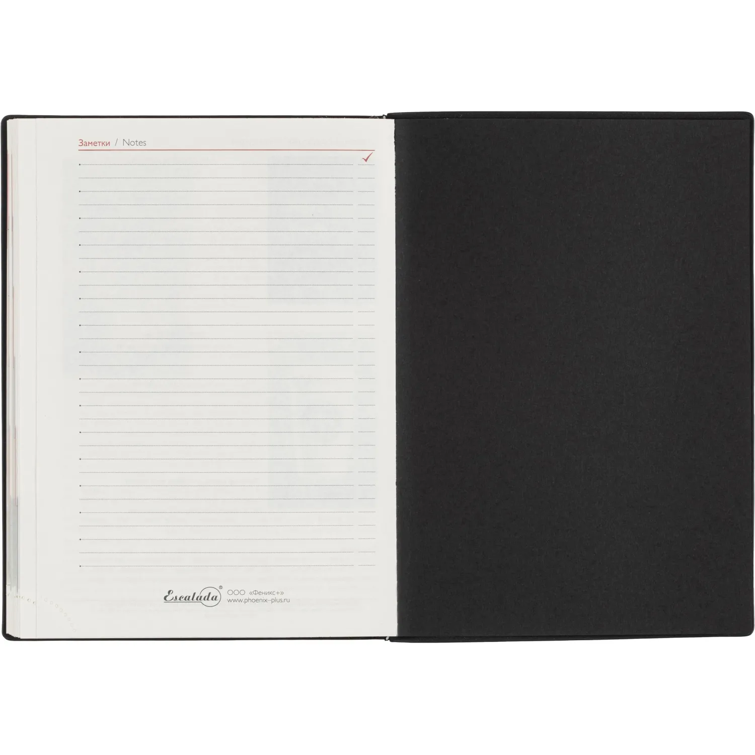 Ежедневник датированный 2026 ESCALADA А6+ (126х174мм), 176л, черный 70297 - фото 15
