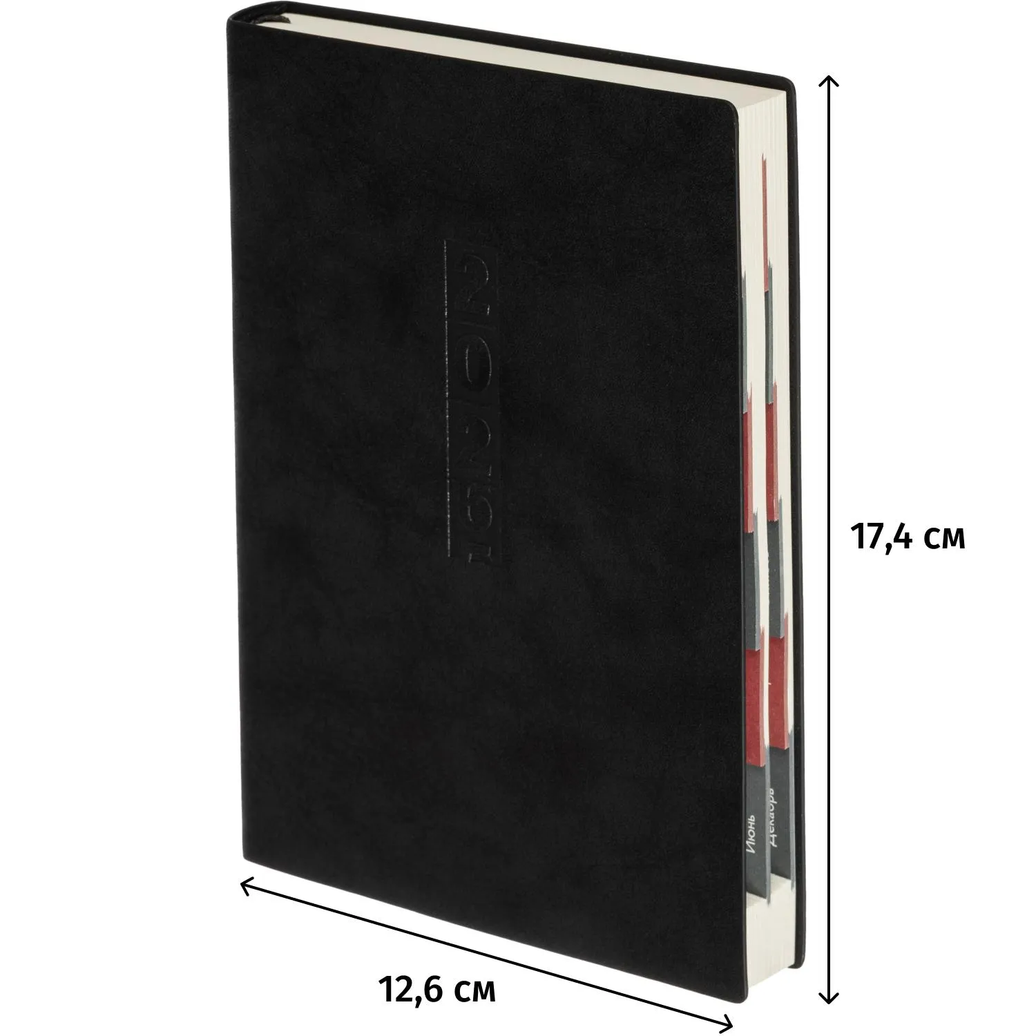 Ежедневник датированный 2026 ESCALADA А6+ (126х174мм), 176л, черный 70297 - фото 17