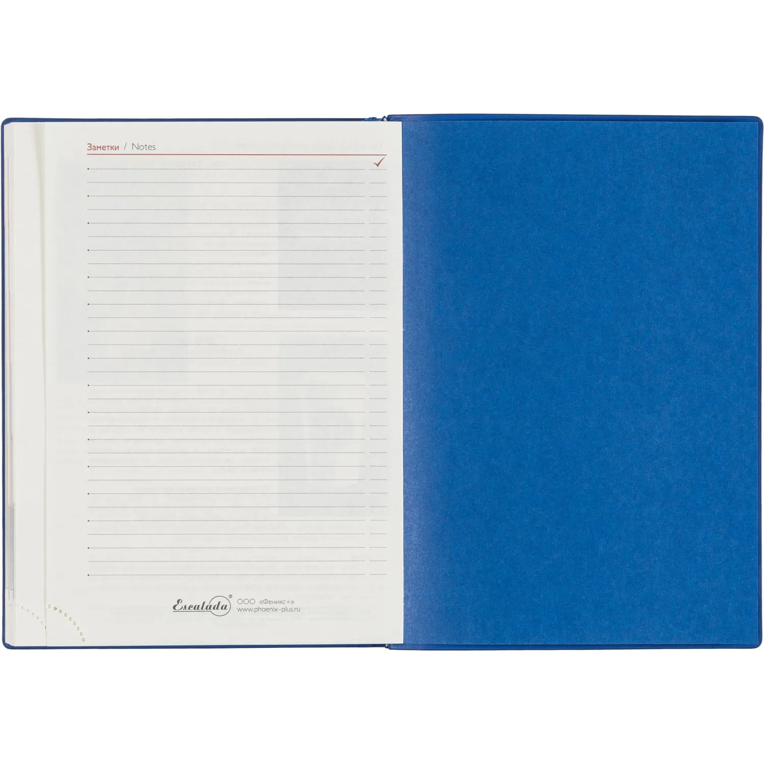 Ежедневник датированный 2026 ESCALADA А6+ (126х174мм), 176л, синий 70298 - фото 15
