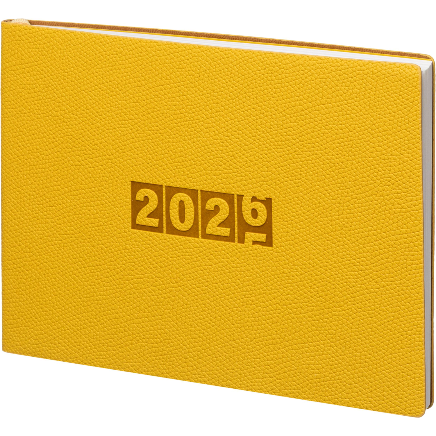 Еженедельник датированный 2026 ESCALADA 181х127мм, 64л, горчичный 70346 - фото 1