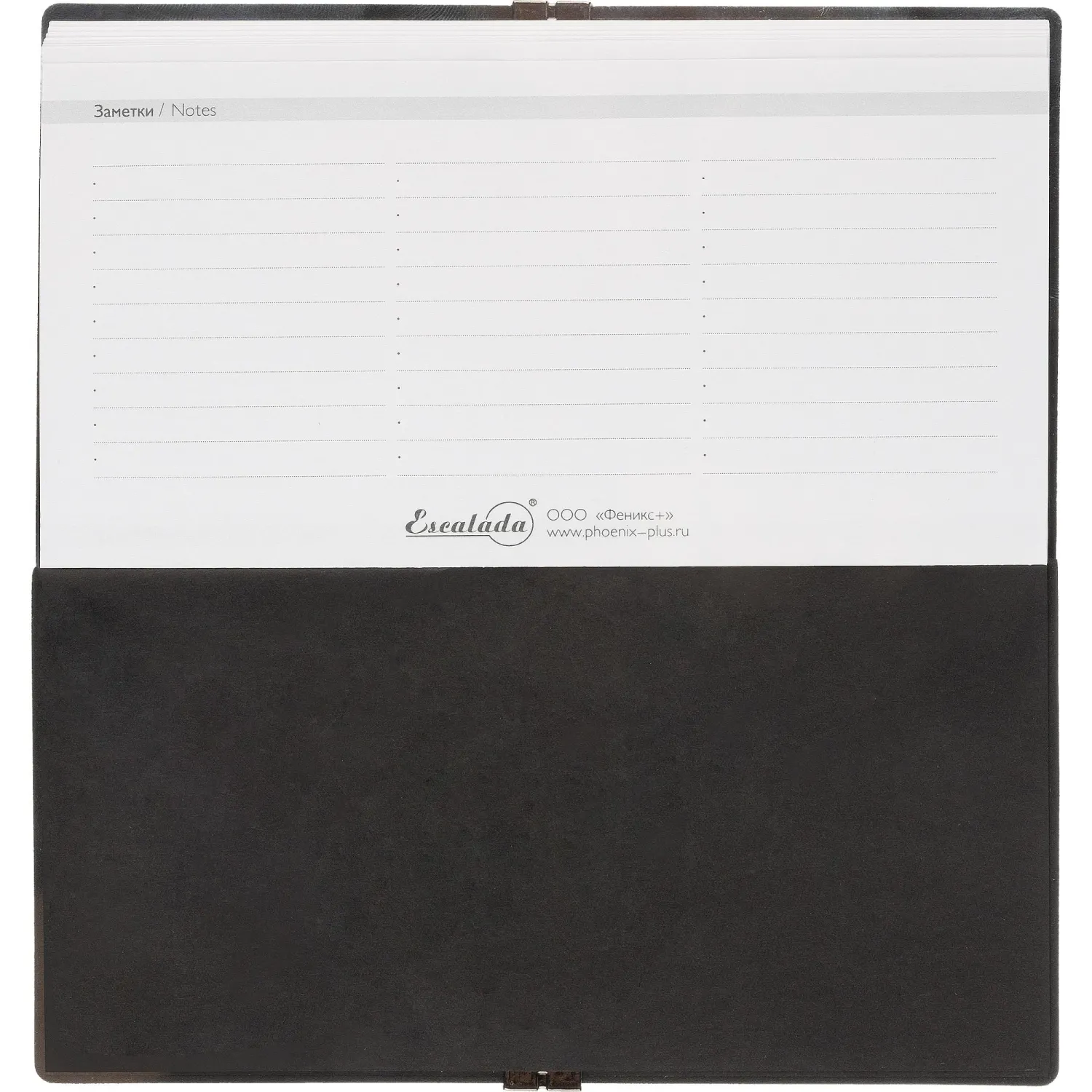 Еженедельник датированный 2026 ESCALADA 175х95мм, 64л, черный 70392 - фото 17