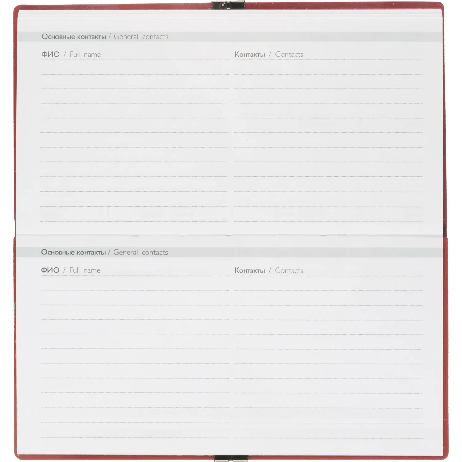 Еженедельник датированный 2026 ESCALADA 175х95мм, 64л, красный 70394 - фото 11