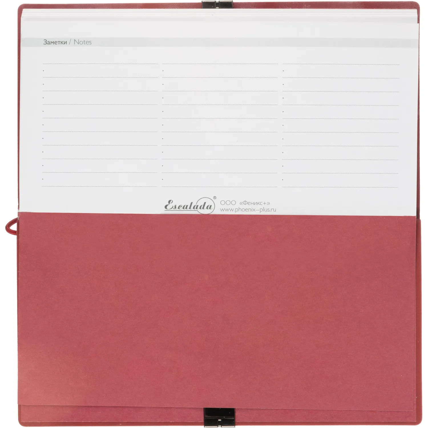 Еженедельник датированный 2026 ESCALADA 175х95мм, 64л, красный 70394 - фото 17