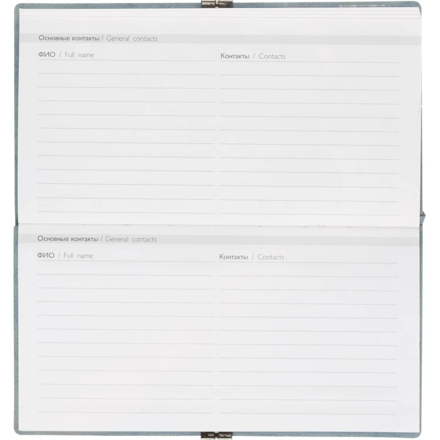 Еженедельник датированный 2026 ESCALADA 175х95мм, 64л, голубой 70396 - фото 11