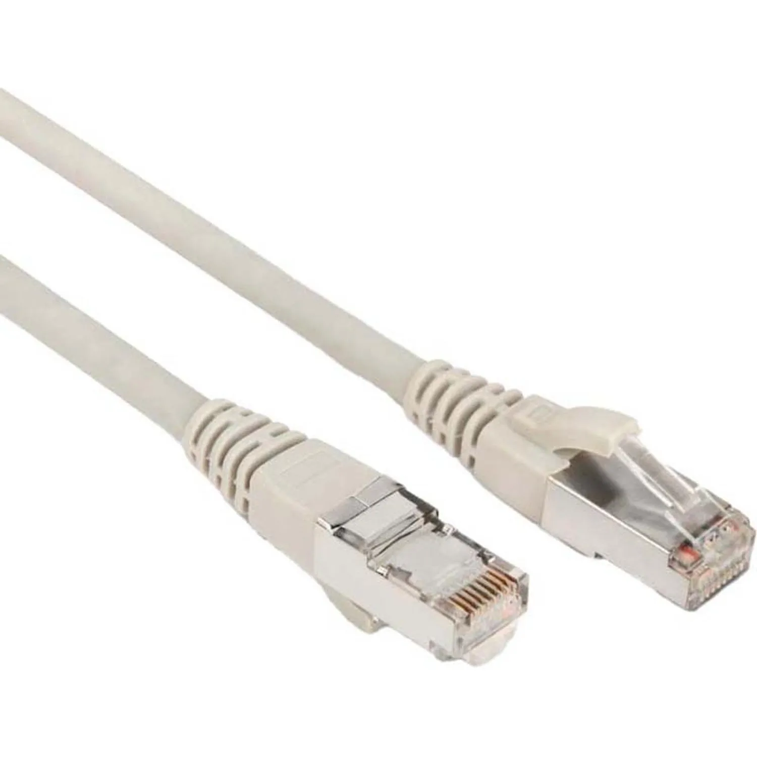 Кабель Hyperline PC-LPM-STP-RJ45-RJ45-C6a-15M-LSZH-GY F/UTP,6a,15м,серый - фото 1