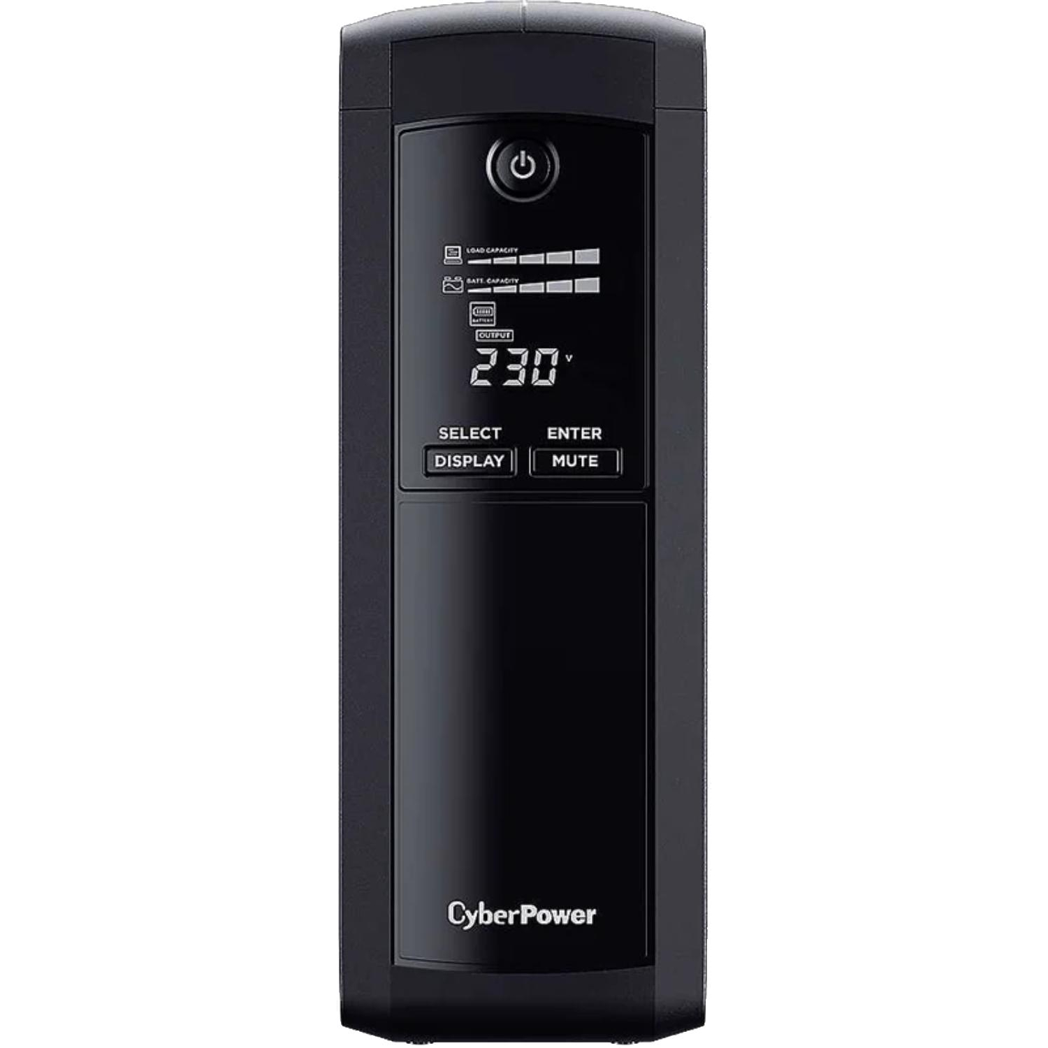 ИБП CyberPower VP1200ELCD лин.-инт., Tower, 1200Ва/720Вт USB(4 + 1 EURO) - фото 1